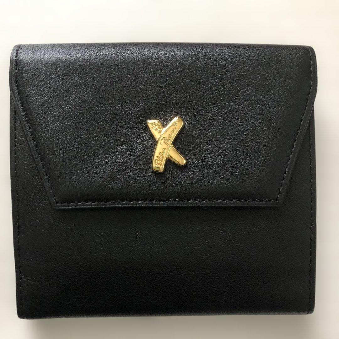 パロマピカソPaloma Picassoブラックレザー 二つ折り財布 新品未使用