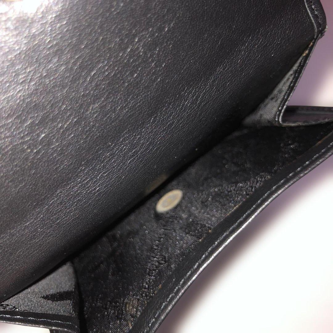 パロマピカソPaloma Picassoブラックレザー 二つ折り財布 新品未使用