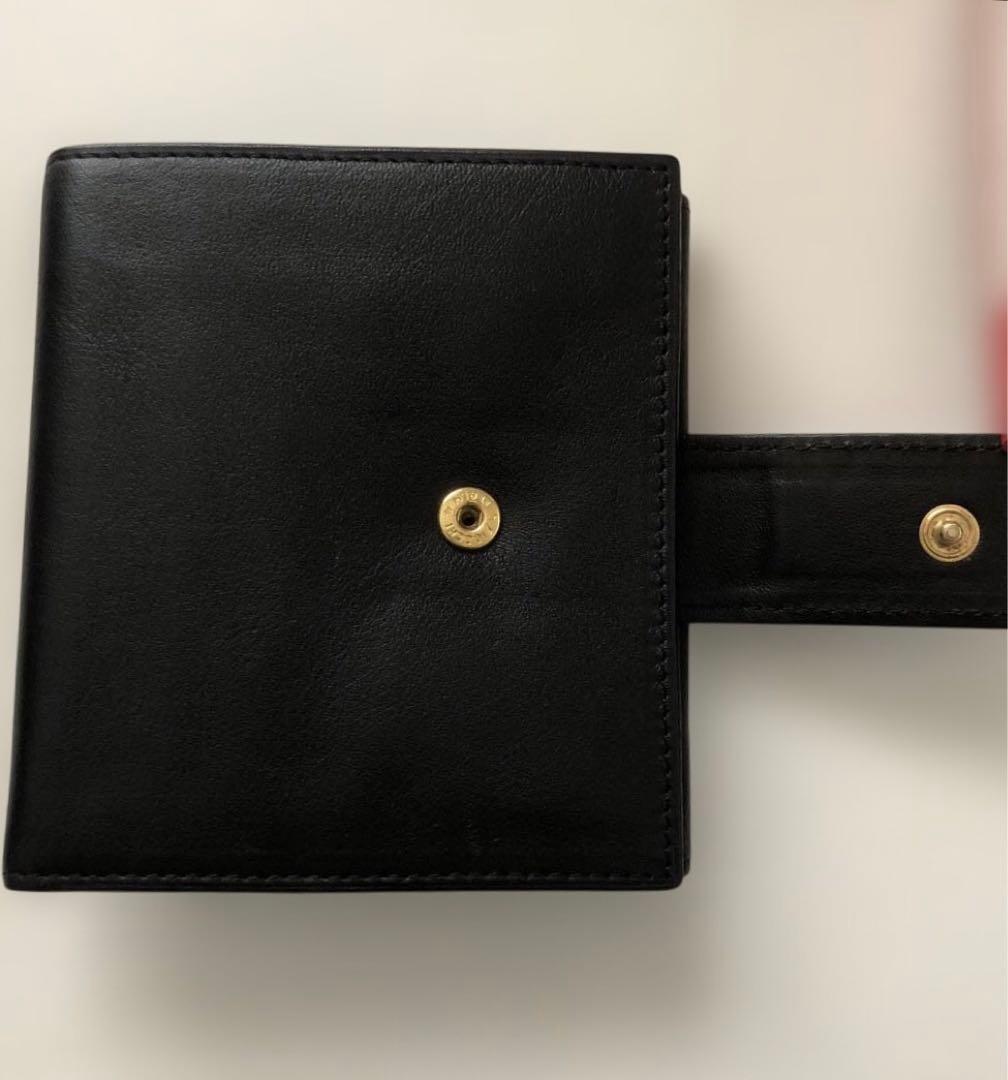 パロマピカソPaloma Picassoブラックレザー 二つ折り財布 新品未使用