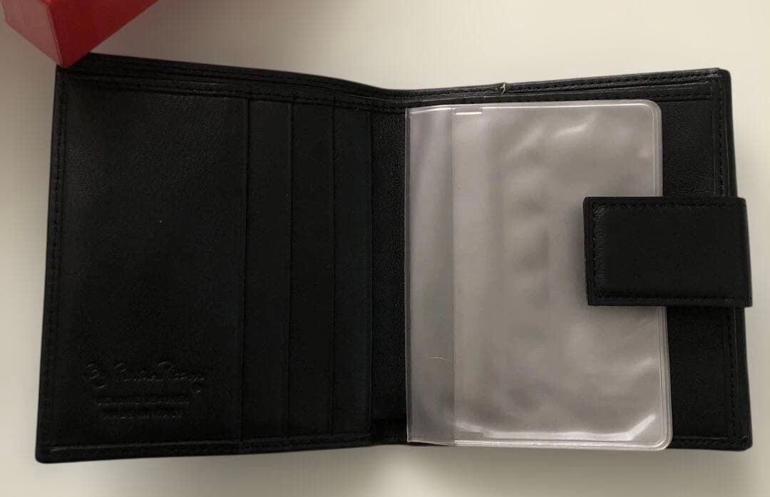 パロマピカソPaloma Picassoブラックレザー 二つ折り財布 新品未使用