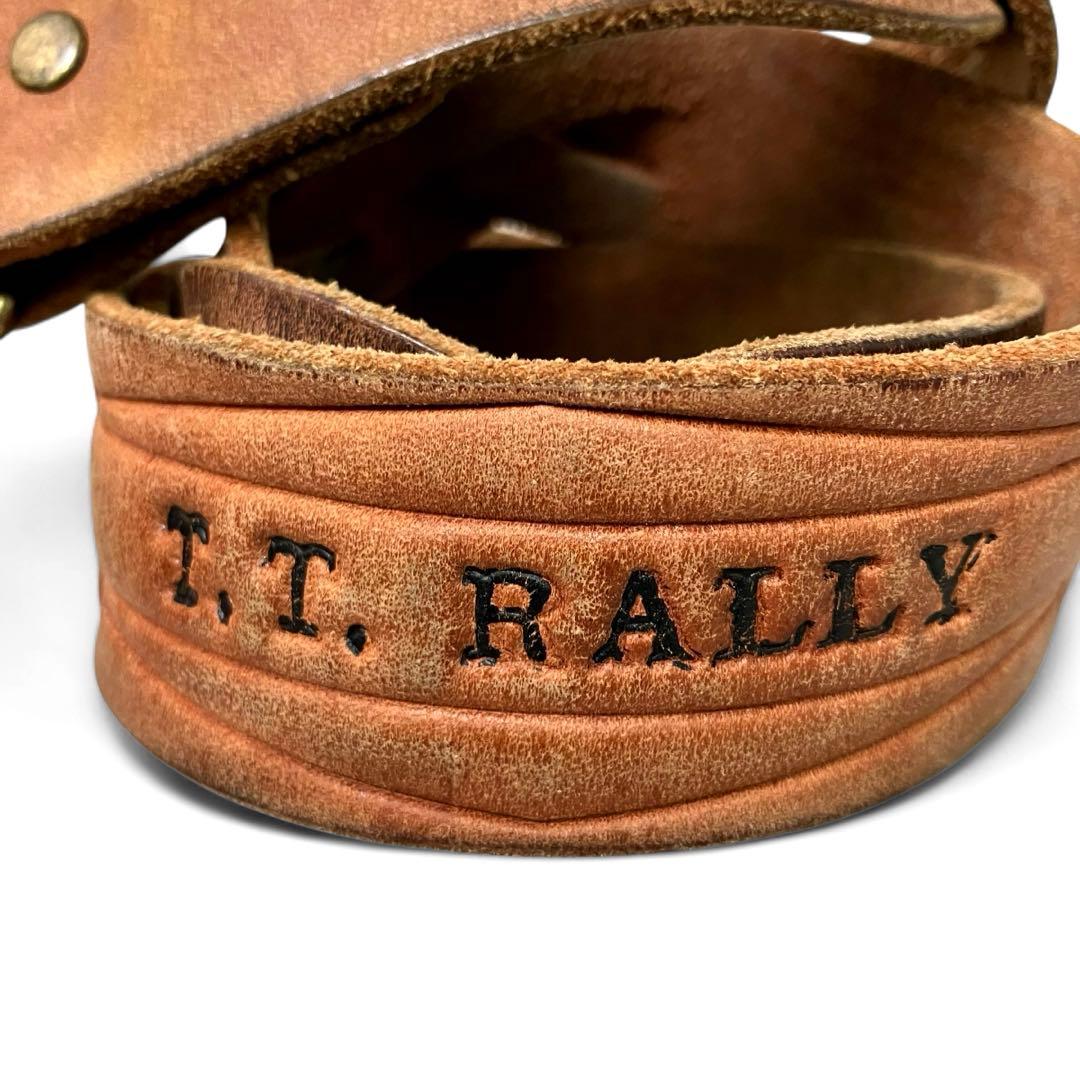 美品‼️DOUBLE RL ダブルアールエル レザーベルト 32 メンズ