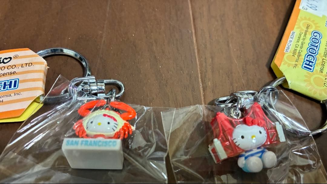 ご当地キティ　キーホルダー　サンフランシスコ　2個セット