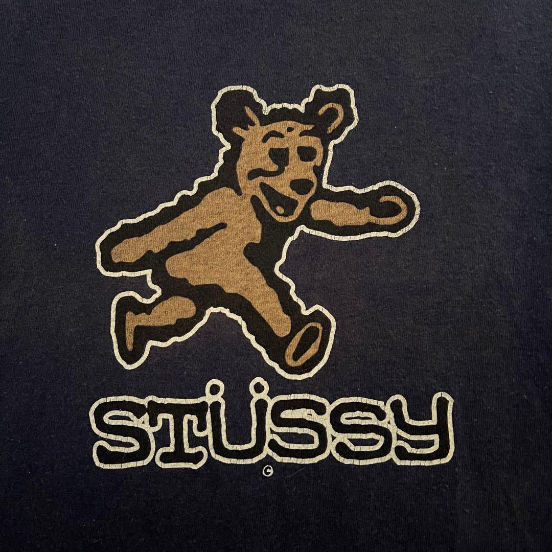 K*き様 stussy bear 黒タグ　tシャツ