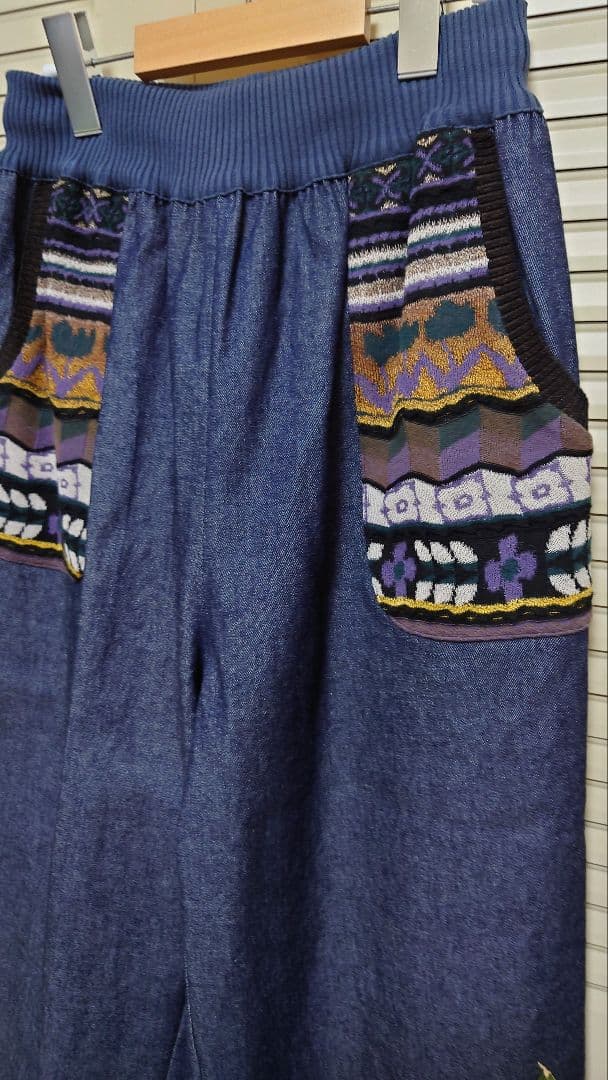 ❤新品　エムアンドキョウコ　素敵なポケット付きパンツ❤