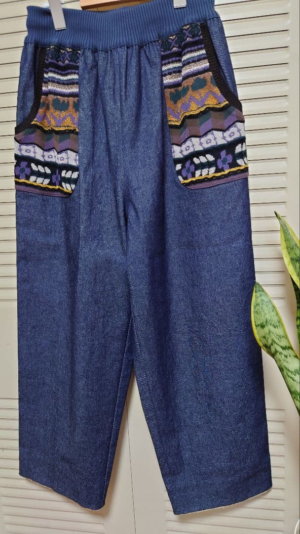 ❤新品　エムアンドキョウコ　素敵なポケット付きパンツ❤