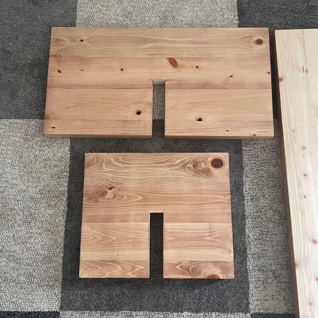 都内23区送料無料✨ chouette TOKYO✨リビングテーブルヒノキ無垢材