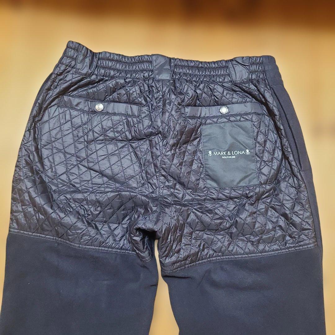 【美品】MARK & LONA ポーラテック ブラック パンツ 黒 サイズ50