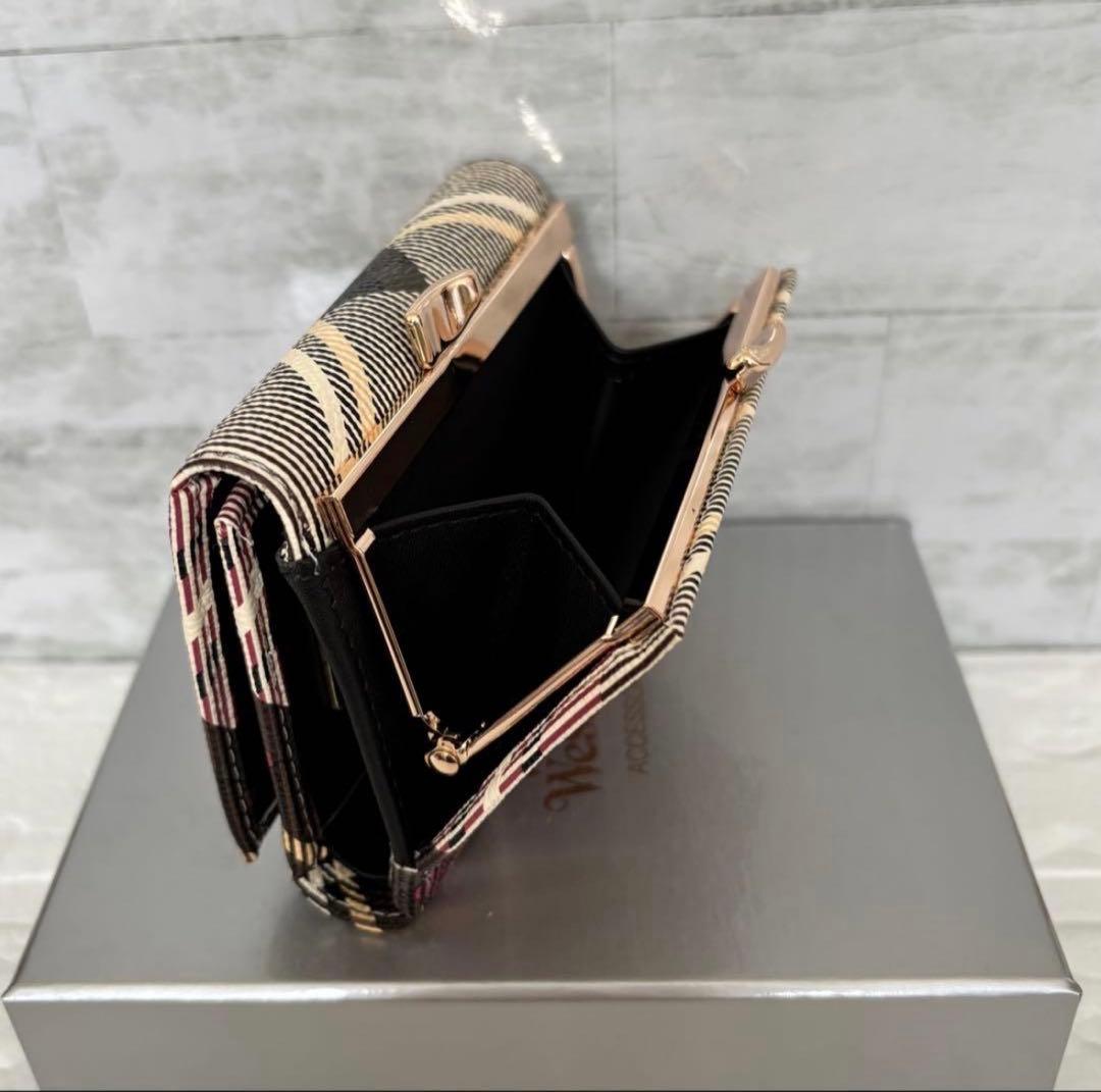 人気モデル！vivian westwood 三つ折りスモールフレームウォレット