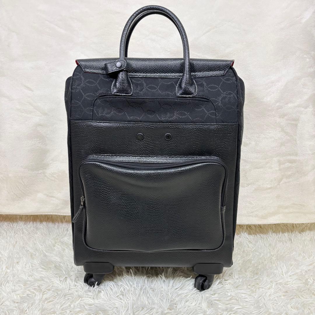 マダムヒロコ　キャリーケース　バッグ　黒　車輪