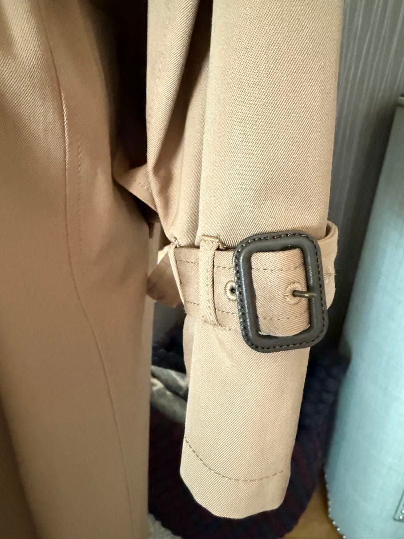 ドゥーズィエムクラス　ウールギャバトレンチコート