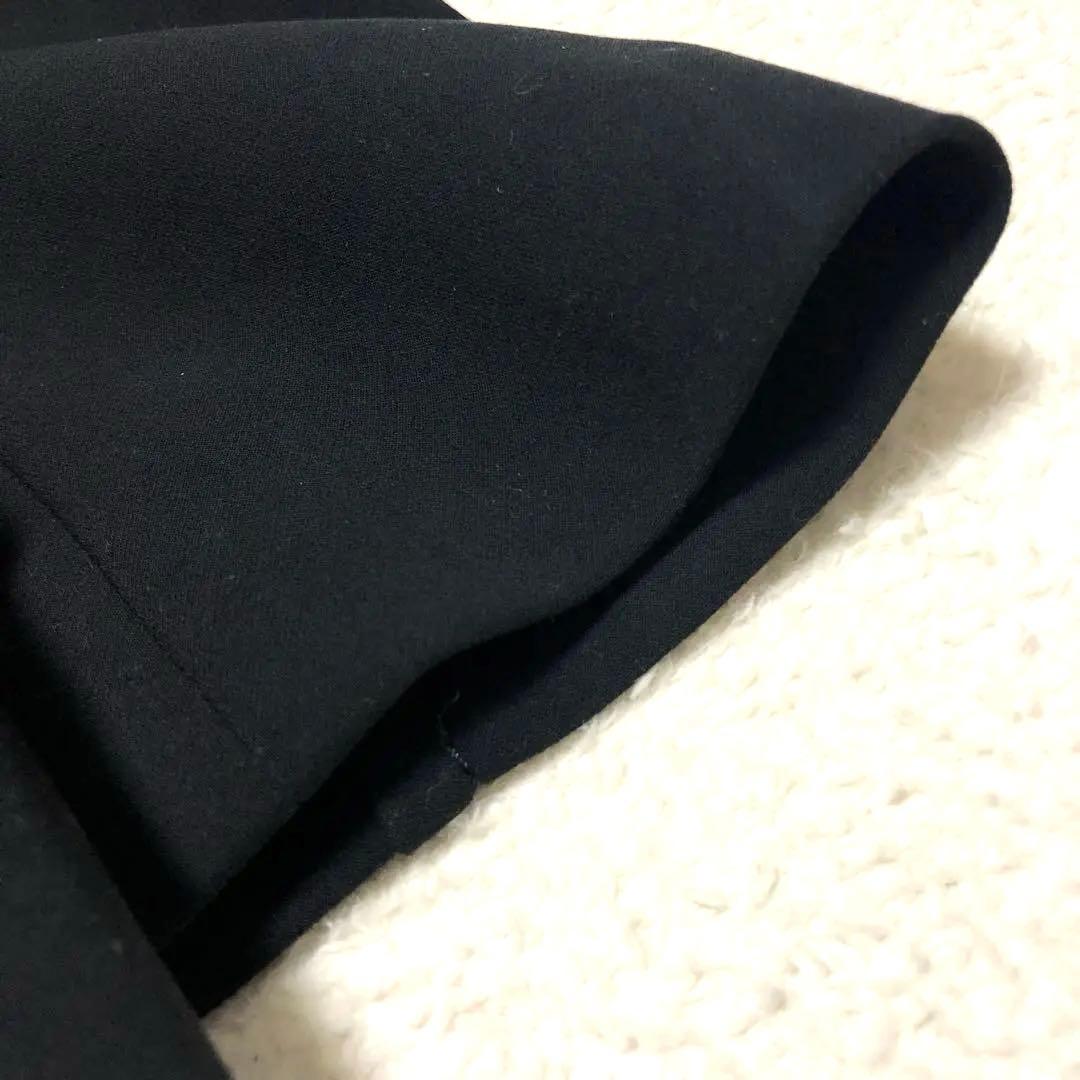 極美品　マックス&コー　ロングコート　ベルテッドコート　黒　42