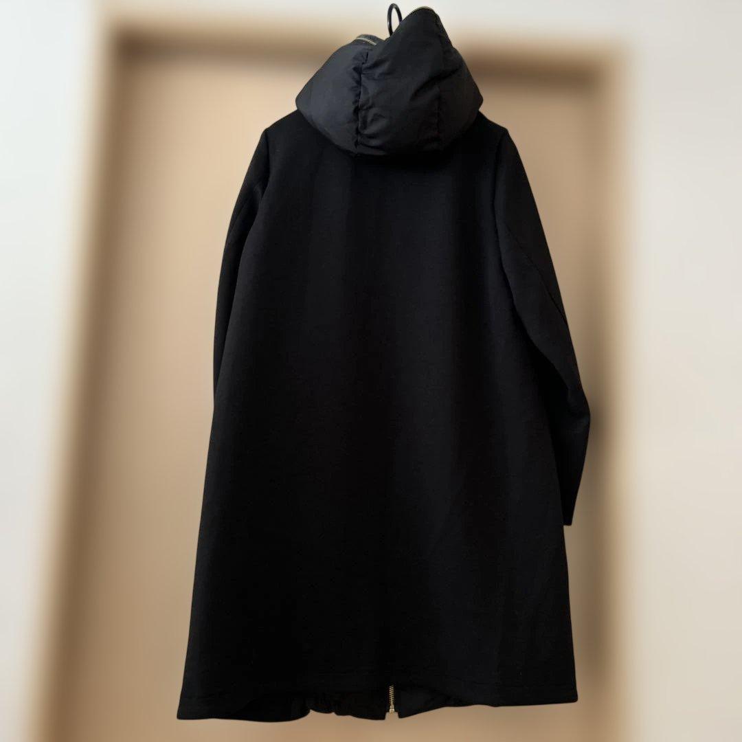 新品　ヤマダヤ フェイクファーフードロングコート