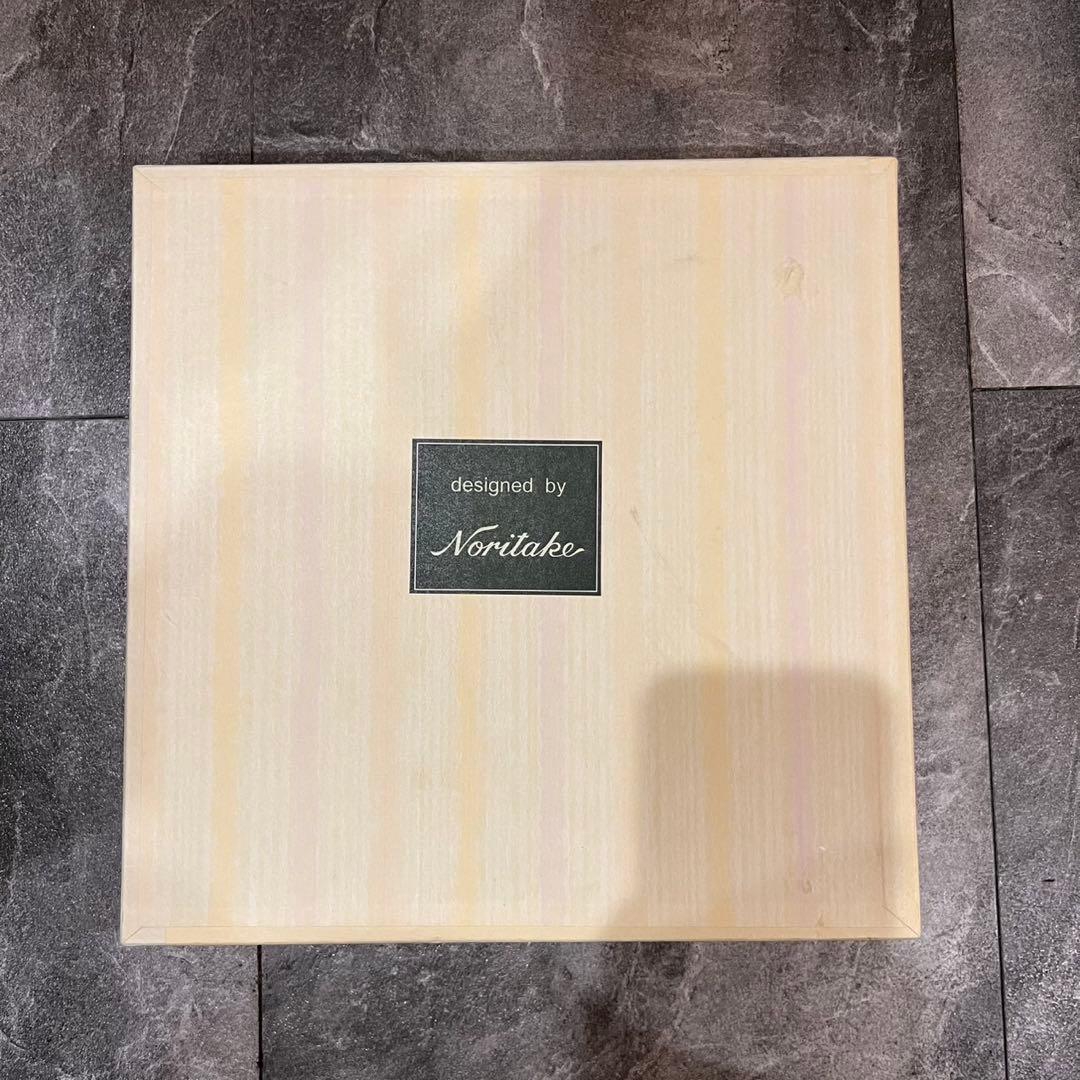 未使用品★ノリタケ 冷茶湯呑み 茶托付き5客セット