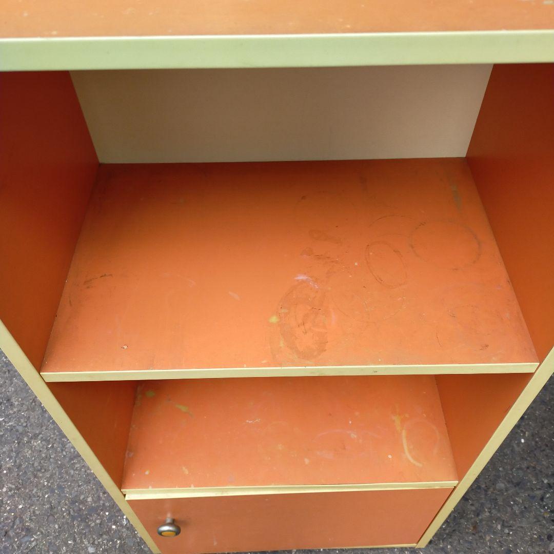 昭和レトロ・レトロポップ・棚・カラーボックス・電話台