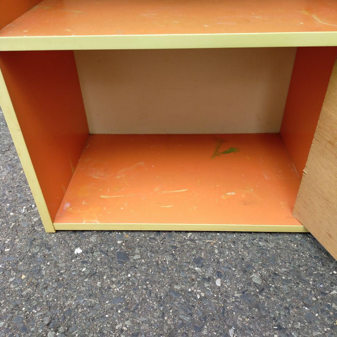 昭和レトロ・レトロポップ・棚・カラーボックス・電話台