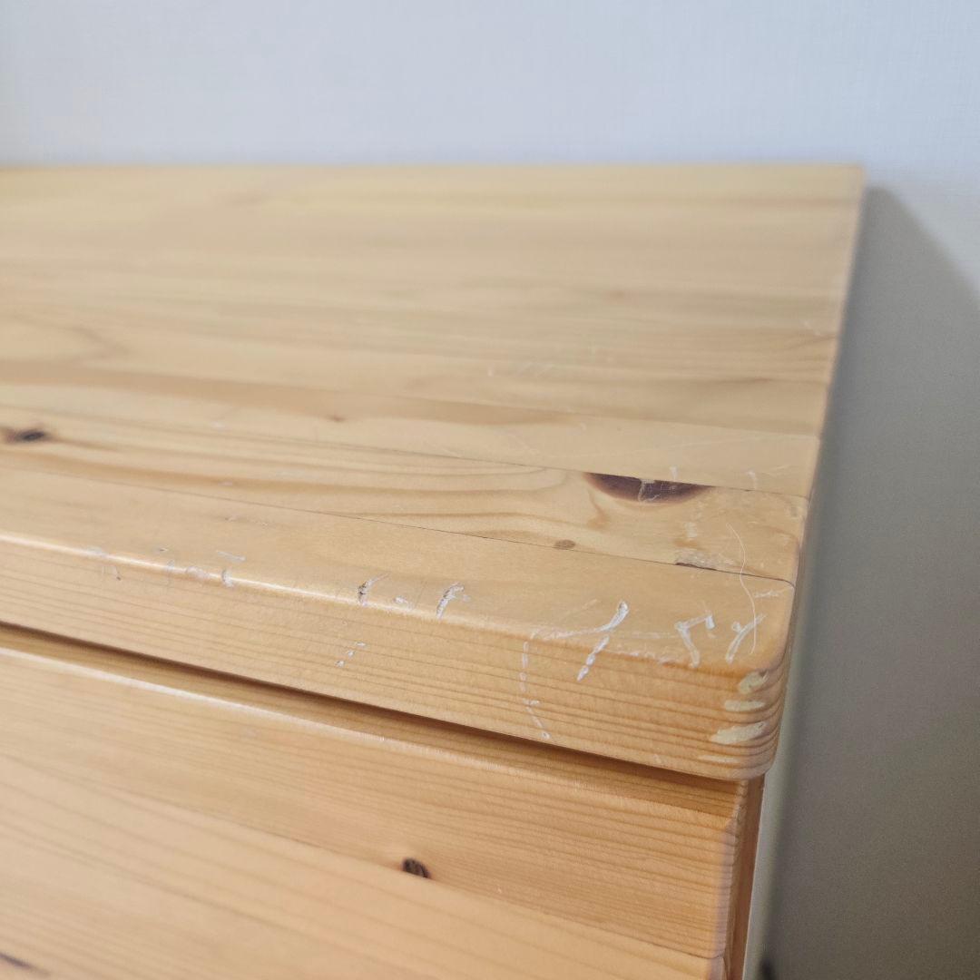 MUJI パイン材チェスト 4段 廃盤