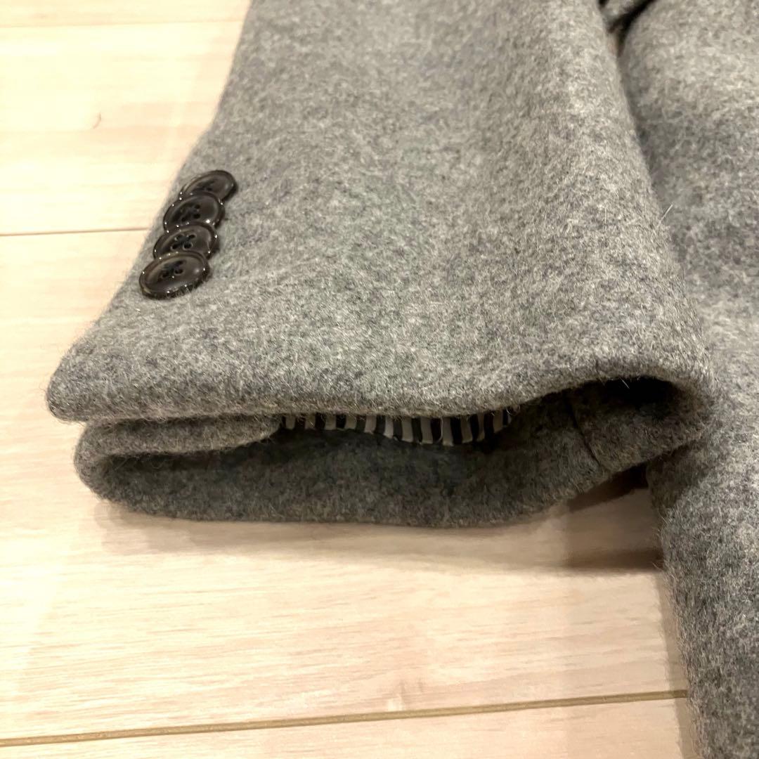 極美品✨デザインワークス チェスターコート カシミヤ100% ロング 高級 46