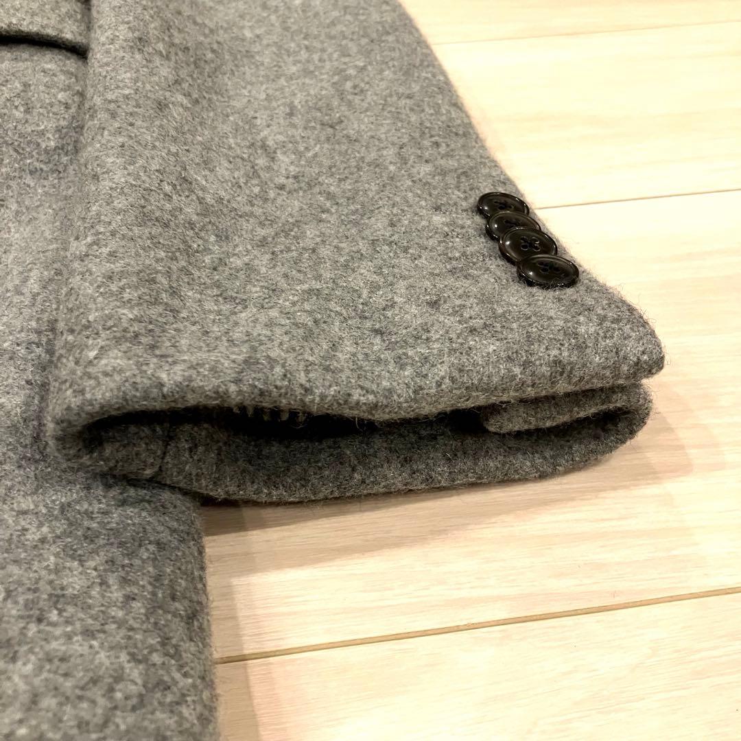 極美品✨デザインワークス チェスターコート カシミヤ100% ロング 高級 46
