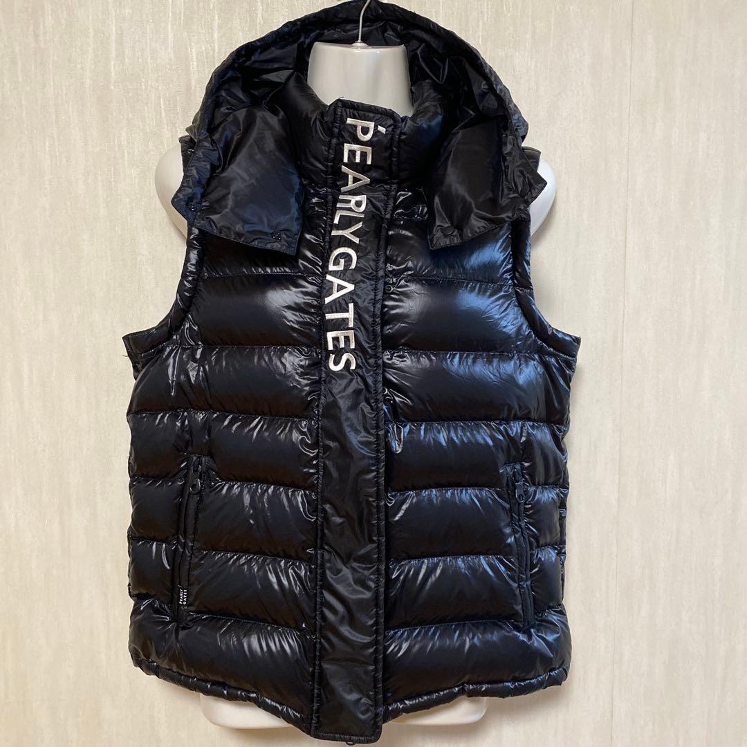 PEARLY GATES ブラックダウンジャケット サイズ1 レディース