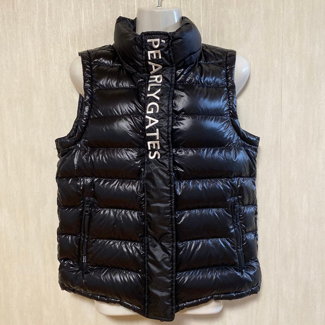 PEARLY GATES ブラックダウンジャケット サイズ1 レディース