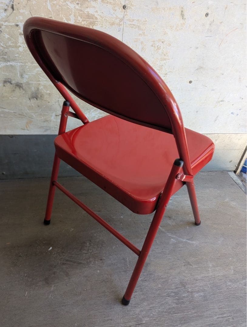 Coca-Cola ヴィンテージ　折りたたみ椅子 赤