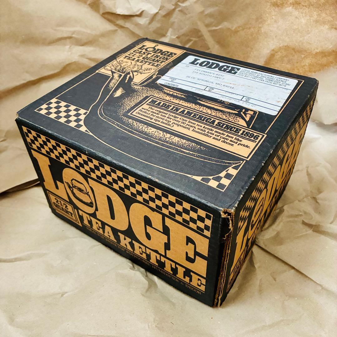た*ん様 ■未使用デッドストック品■LODGE 鋳鉄製ケトル■元箱付き■スチーマ