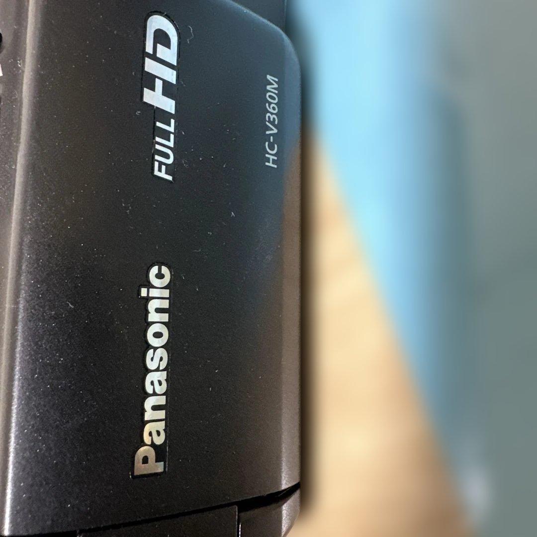 バッテリーなし　Panasonic HC-V360M ビデオカメラ 本体 黒