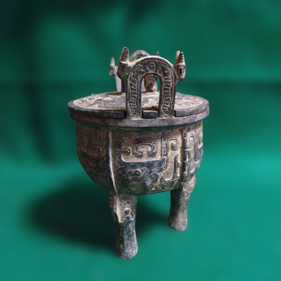 祭器　銅製　中国　珍品　発掘品