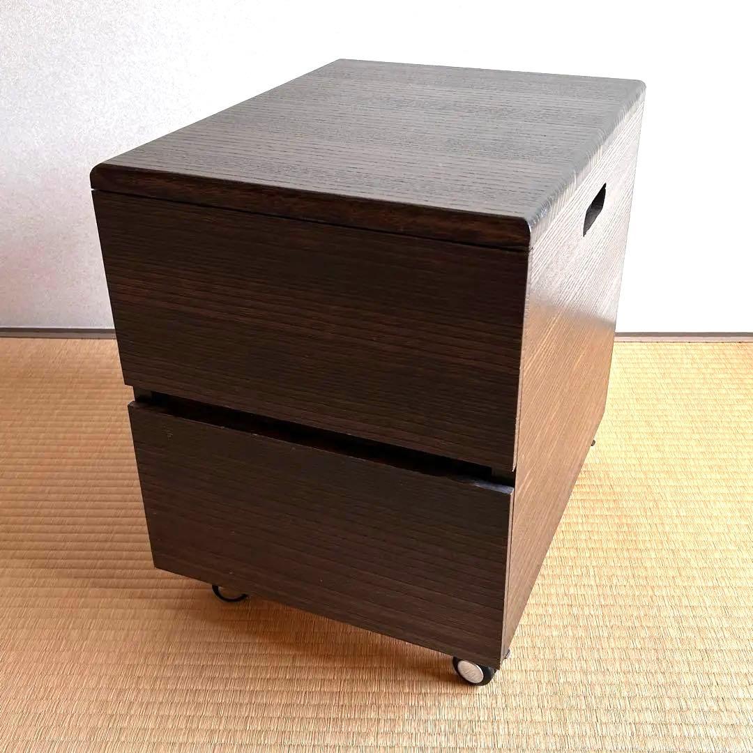 桐の引出しワゴン　新潟加茂市　匠の技　浅野タンス　オリジナル