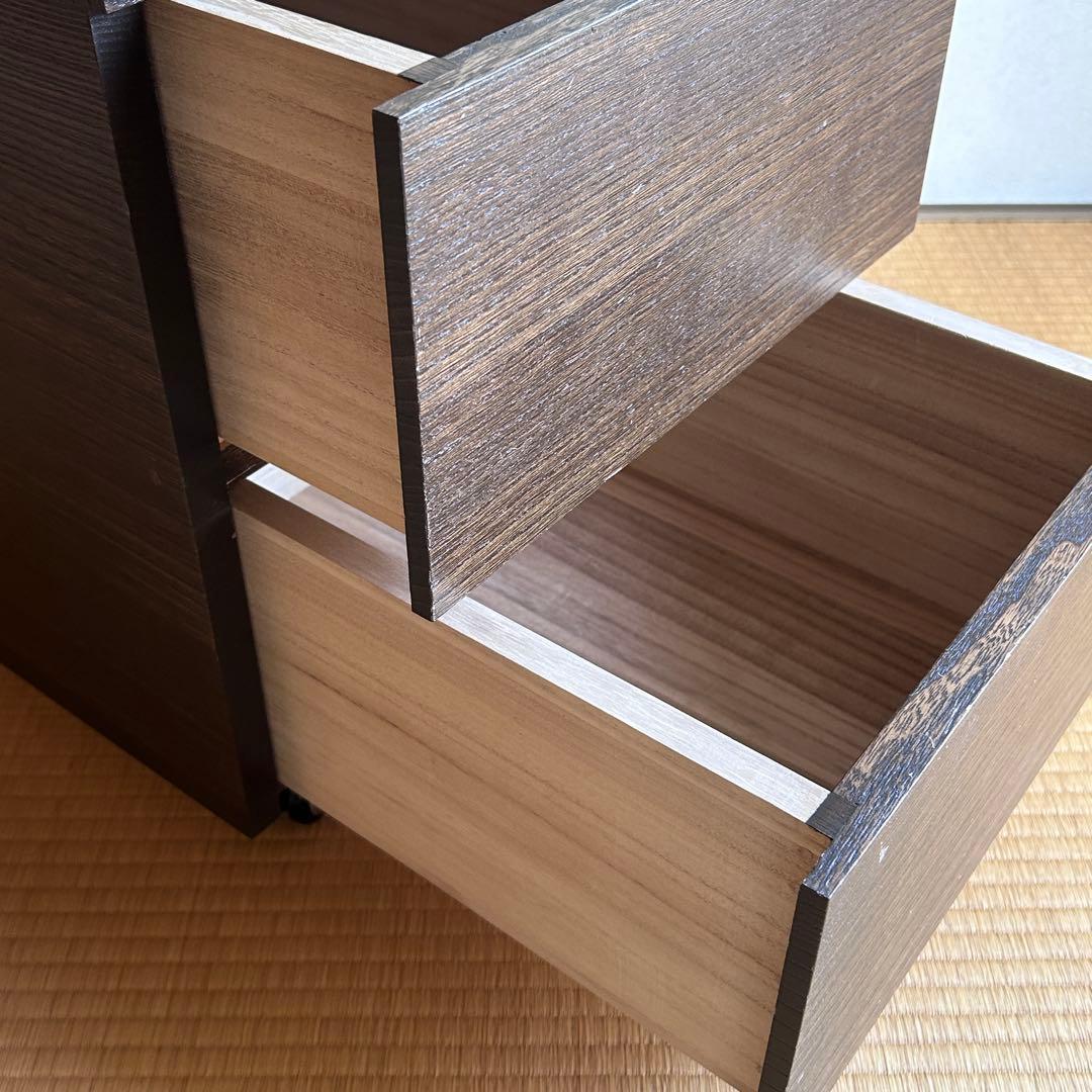 桐の引出しワゴン　新潟加茂市　匠の技　浅野タンス　オリジナル