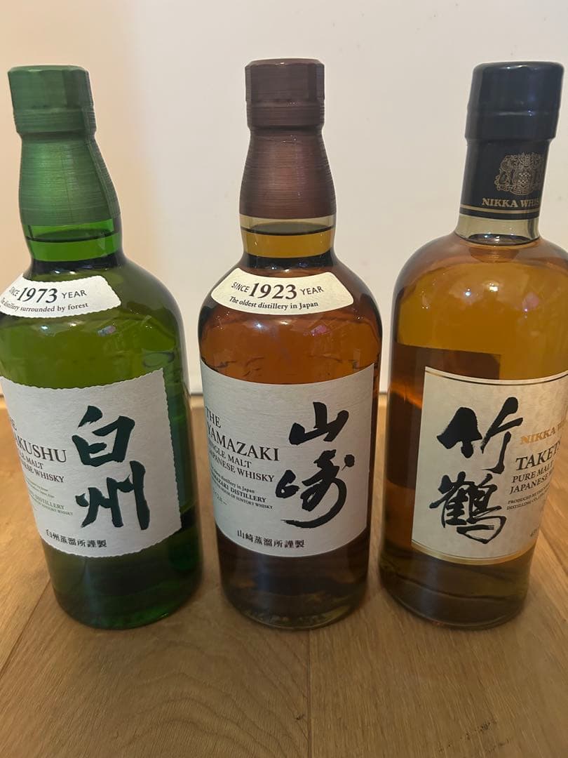 白州・山崎・竹鶴 ウイスキー セット