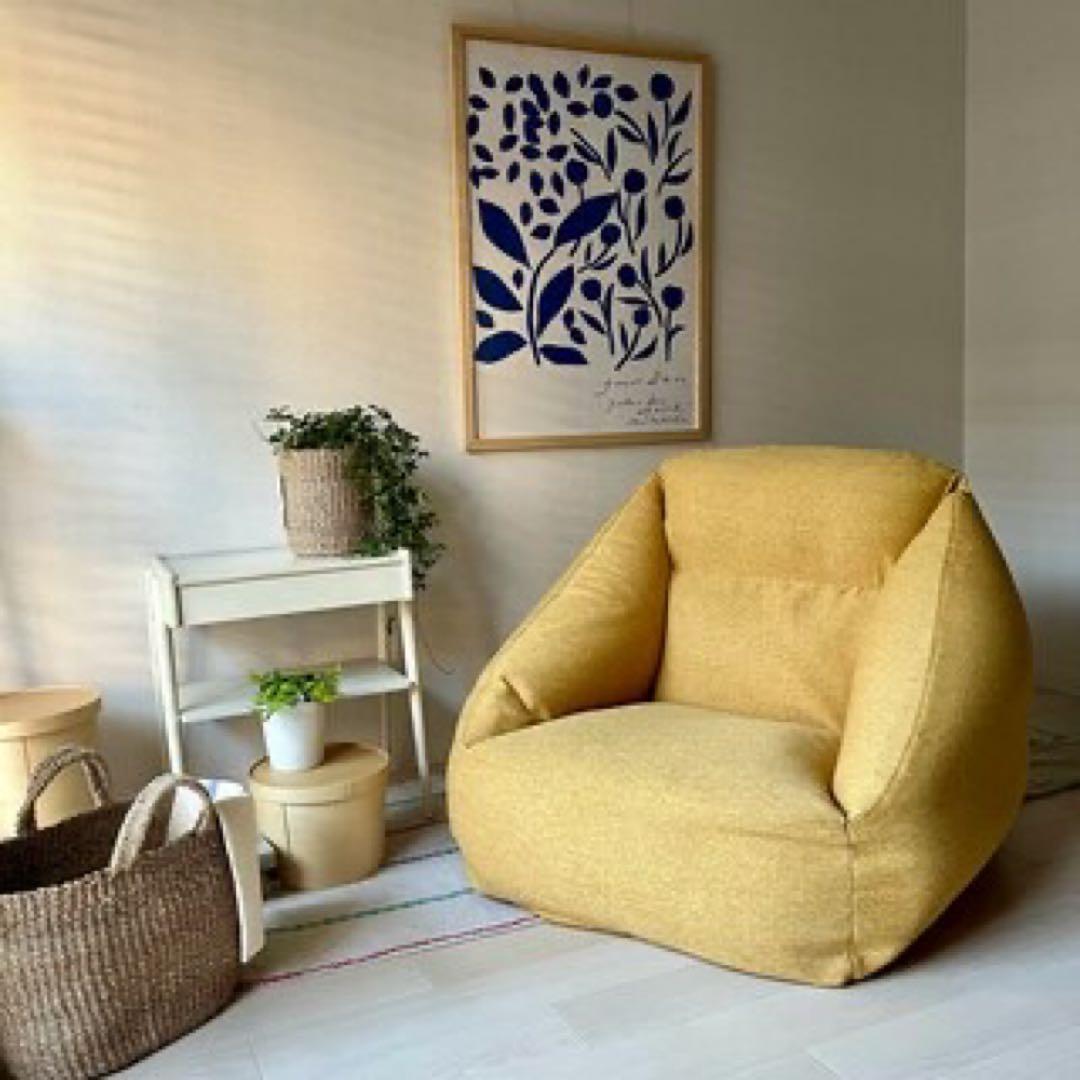 空気でできたソファ　無印良品　イエロー　未開封新品未使用　箱付き