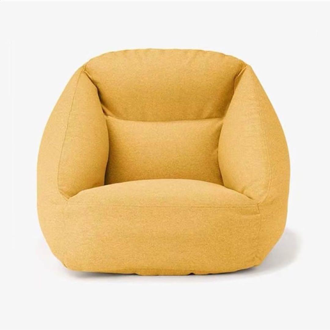 空気でできたソファ　無印良品　イエロー　未開封新品未使用　箱付き