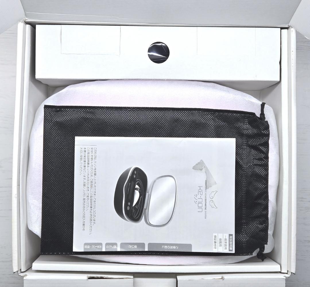 【ほぼ未使用/付属品完備】脱毛器 ケノン Ke-non 8.6 パールホワイト