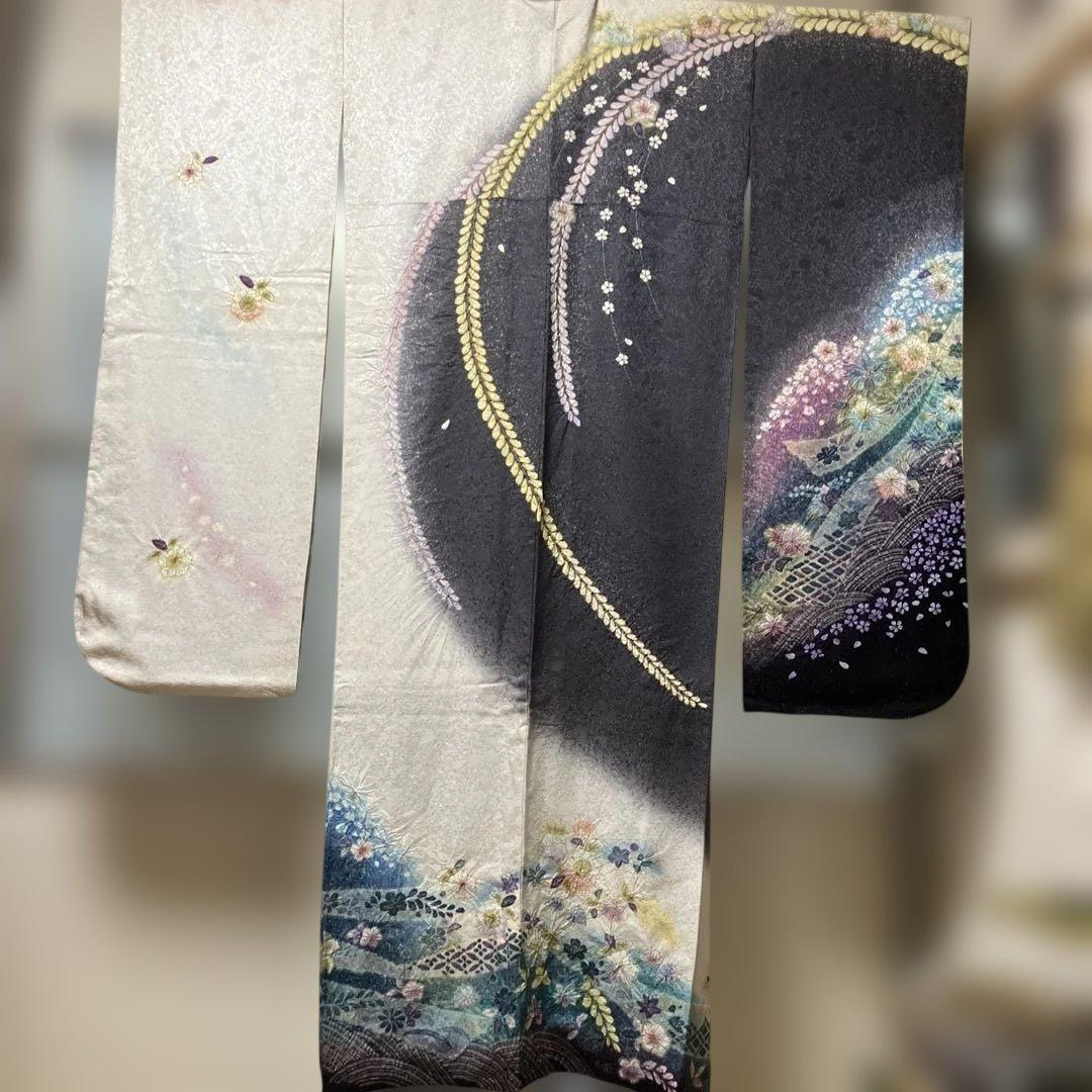 辻ヶ花　正絹　振袖