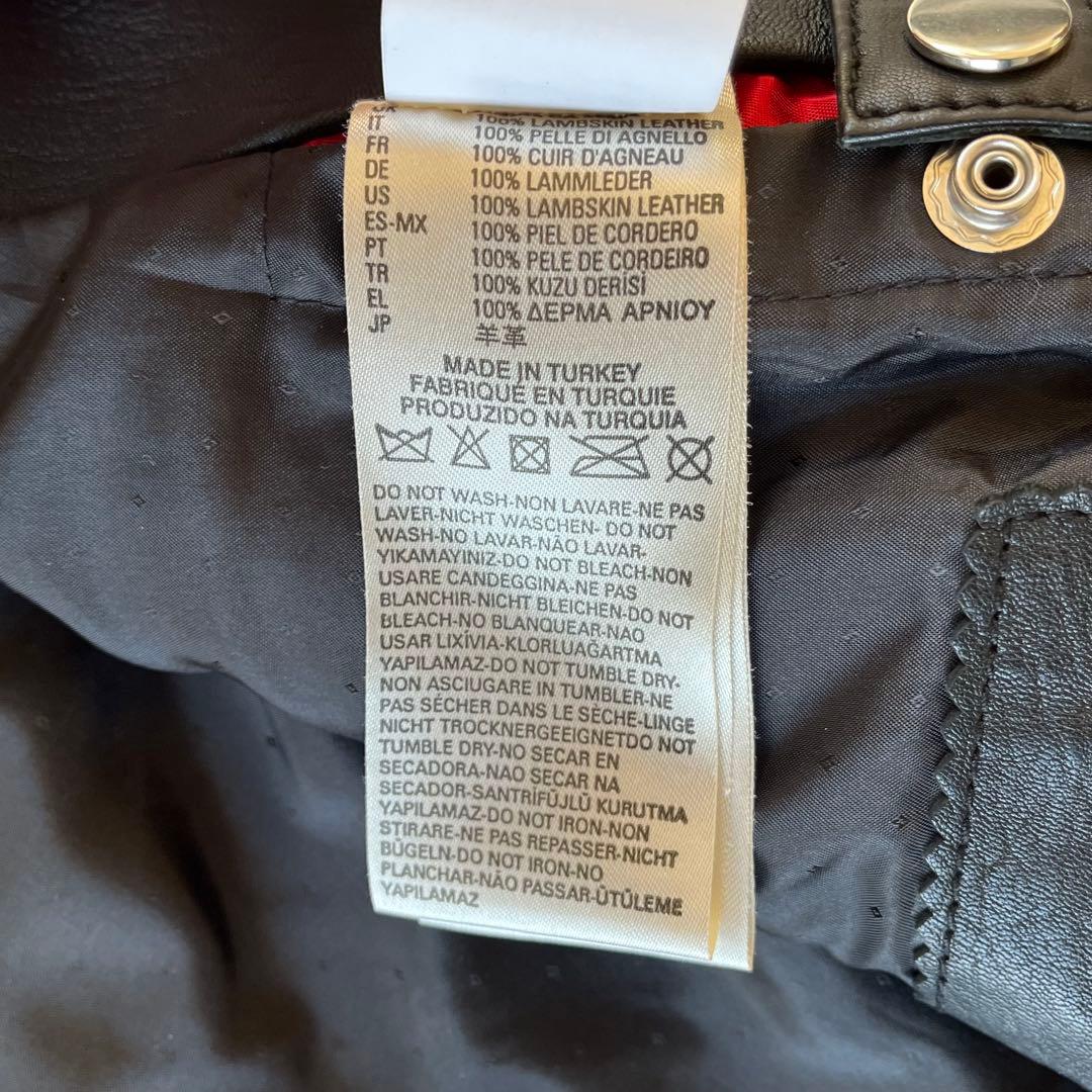 ジャケット・アウター DIESEL Leather Biker Jacket