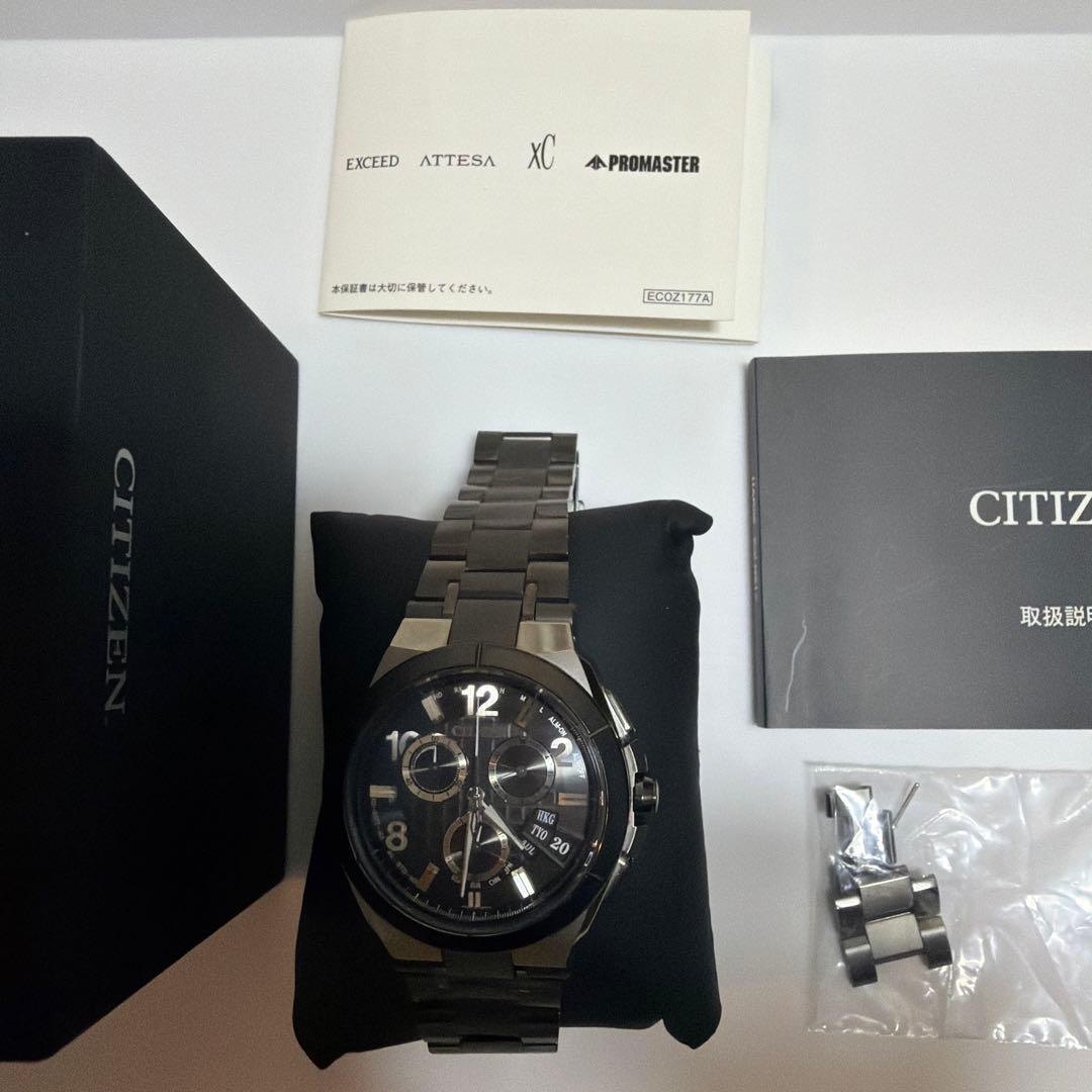 おやじ様限定版✨CITIZEN ATTESA 電波時計　BY0045-66F