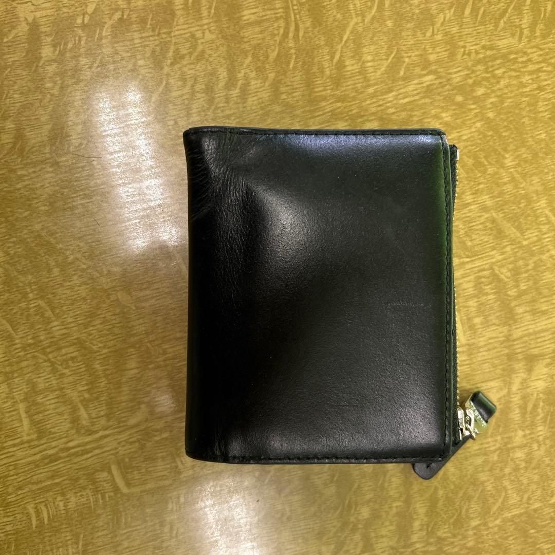 dieselブラック 二つ折り財布 ロゴ入り