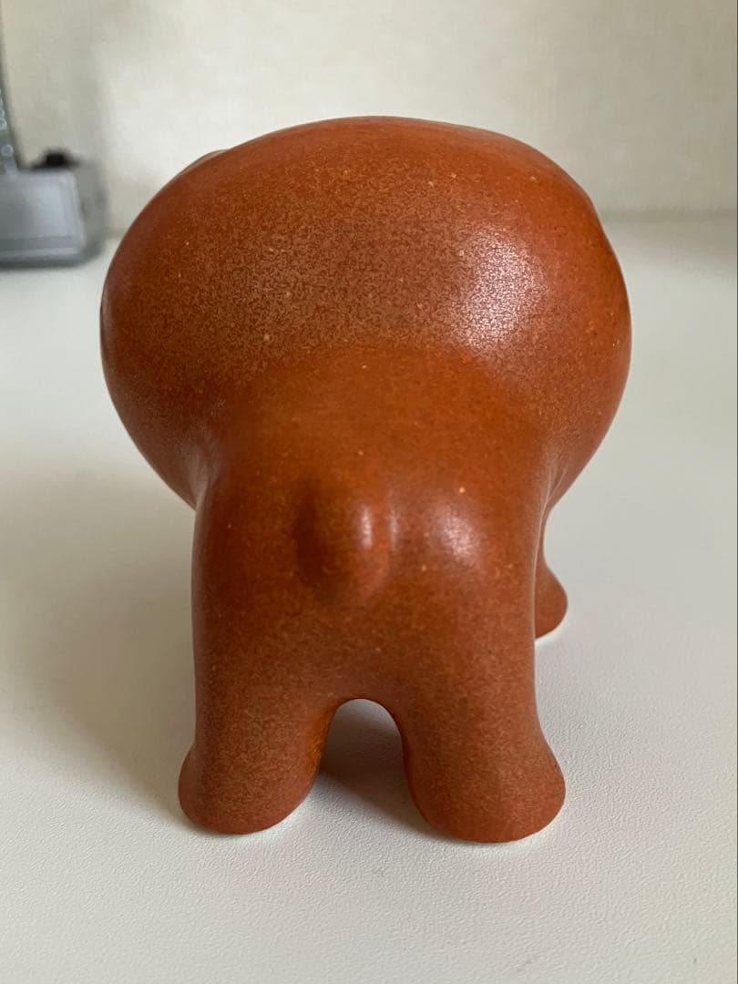 リサラーソン Larson 置物 ブルドッグ　ブラウン　サイン有