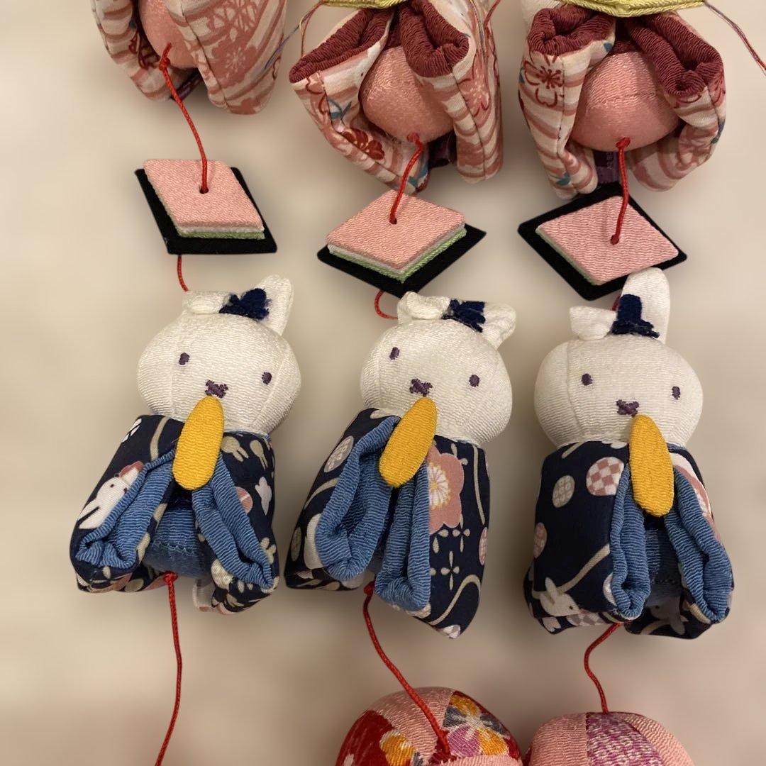 みっふぃーおやつ堂　一本吊りお雛様 ミッフィー　ダーン