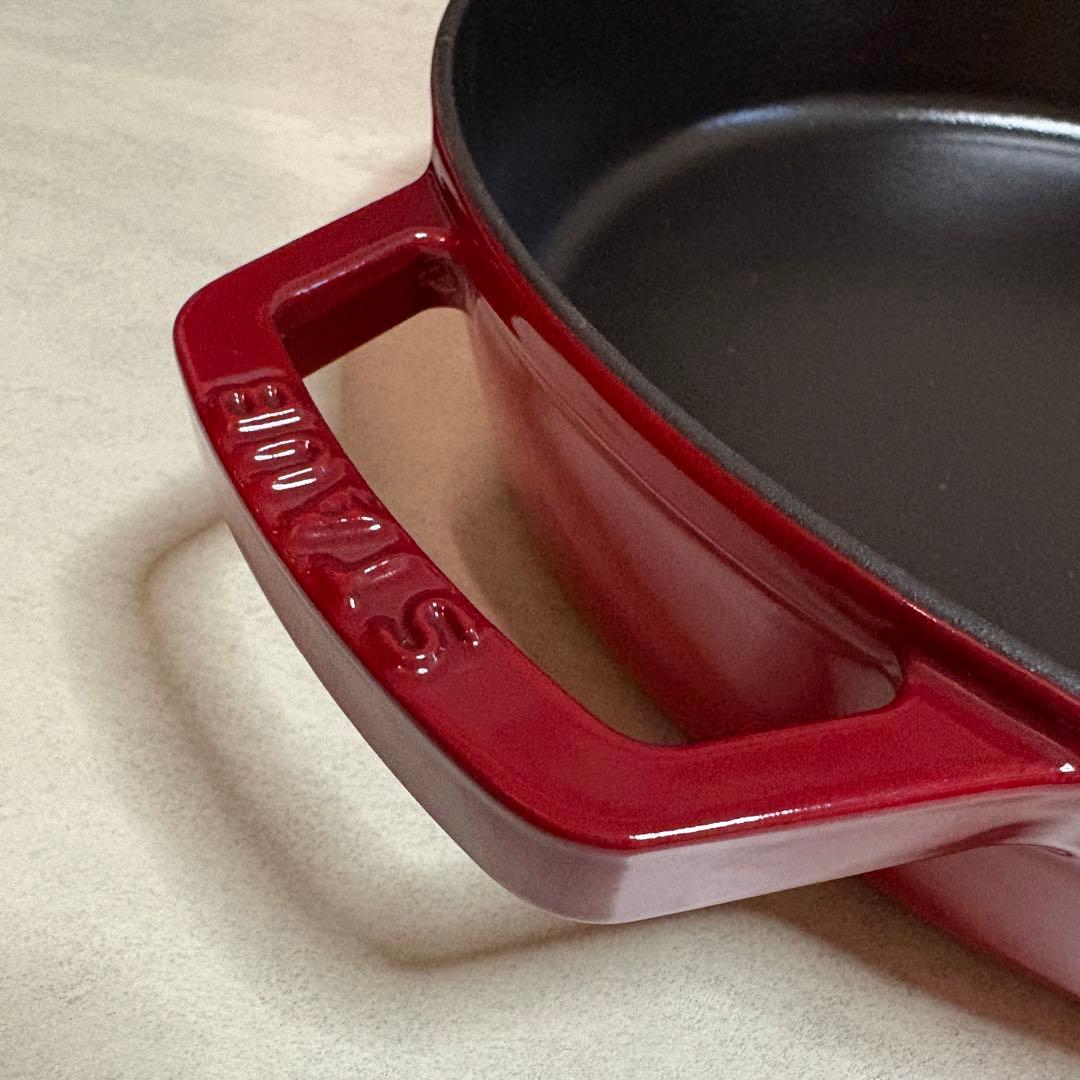 ストウブ　両手ハンドル　 26cm フライパン　チェリー　鋳鉄