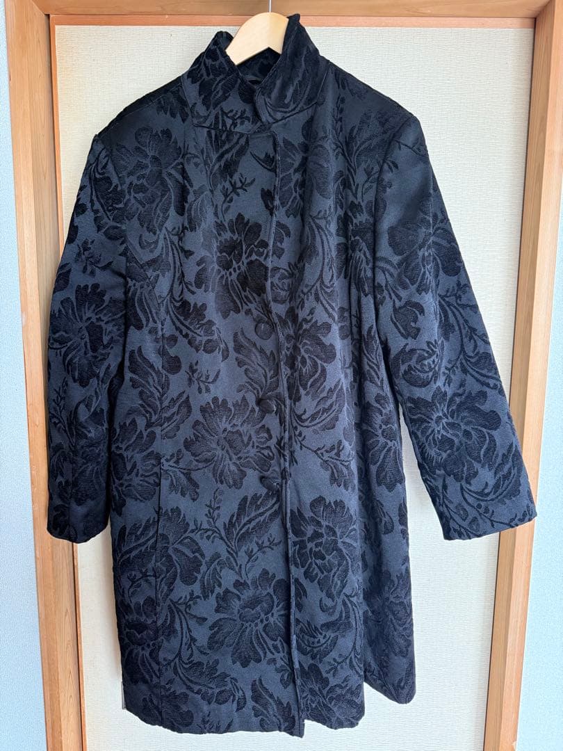 90s ヨウジヤマモト 薔薇刺繍コート ジャケット ビンテージ