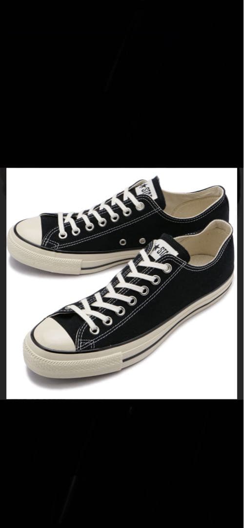CONVERSE CANVAS ALL STAR J OX 黒 24.0日本製