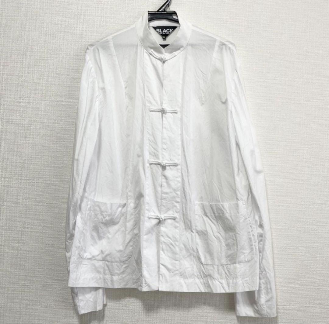 ブラックコムデギャルソン　チャイナ　シャツ