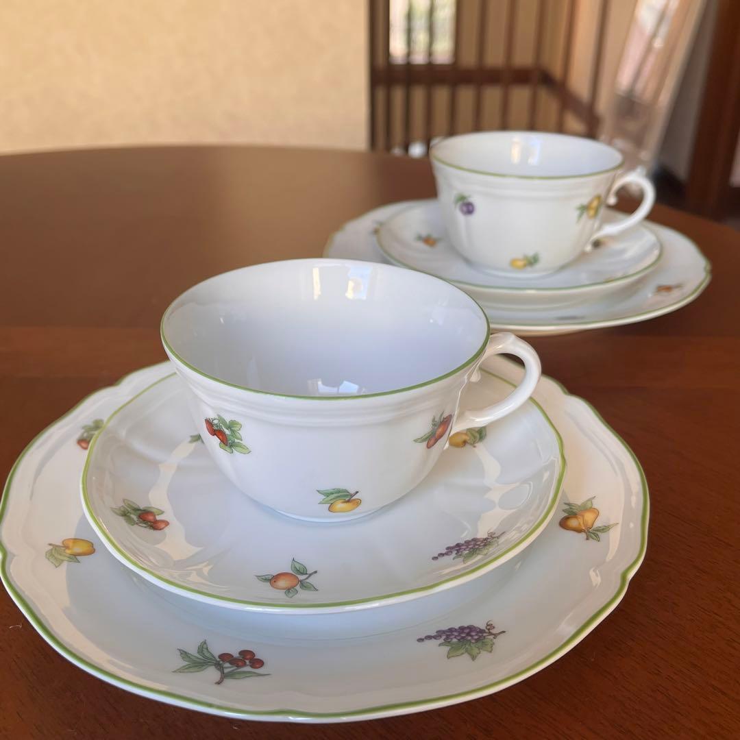 【美品】リチャードジノリ★アンティコエデン★トリオ　ペア