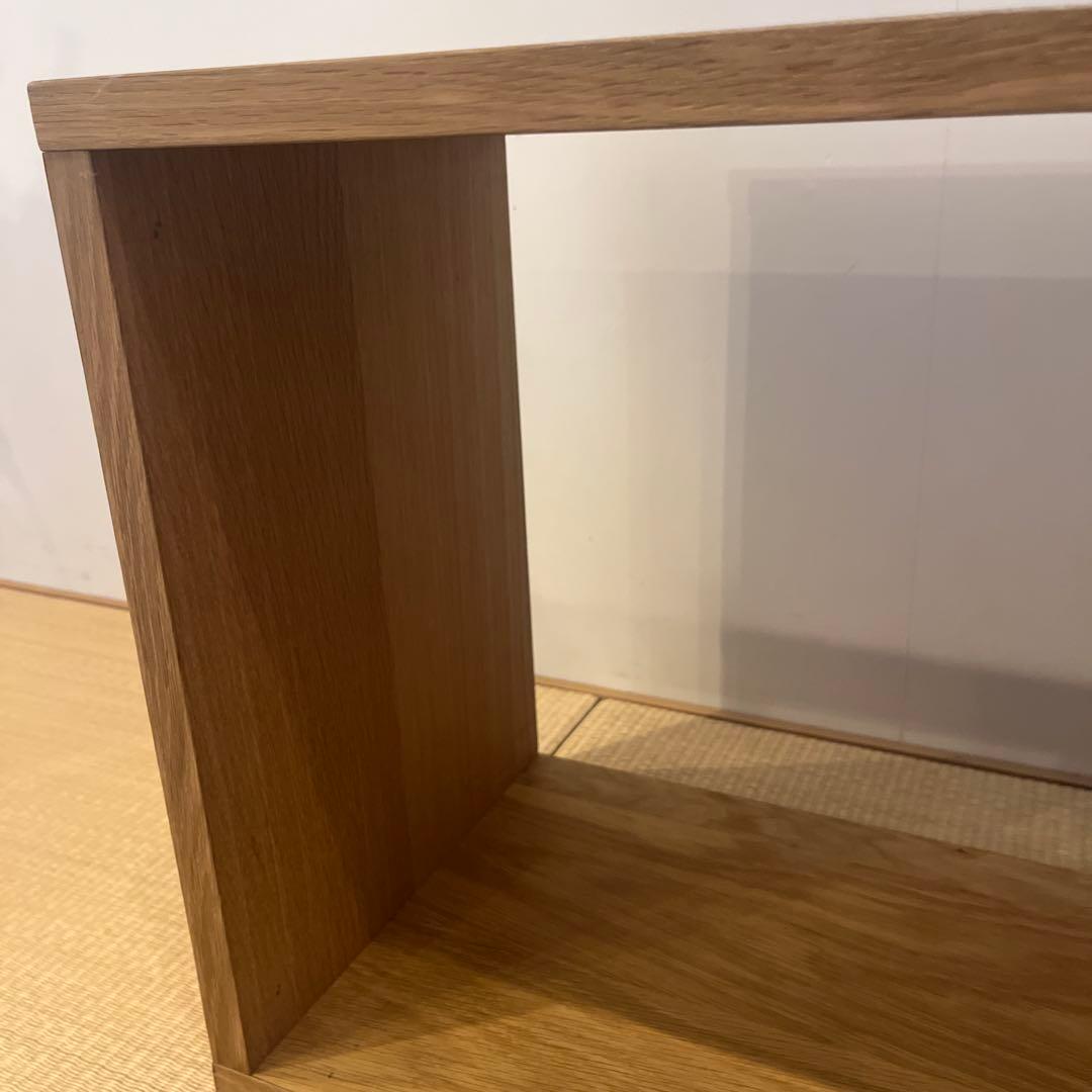 無印良品　スタッキングシェルフ　オーク　硬質パルプボックス