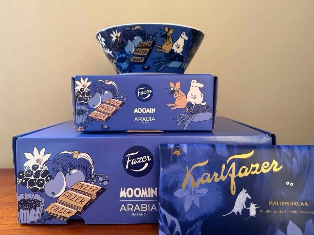 Fazer ムーミン80周年ボウル アラビア