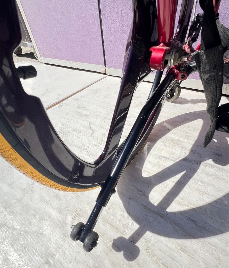 マツナガ マックスプレジャー 車椅子 3スポーク カーボン ホイ