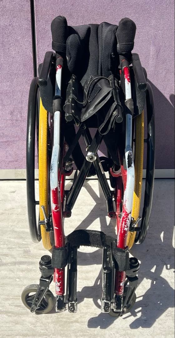 マツナガ マックスプレジャー 車椅子 3スポーク カーボン ホイ