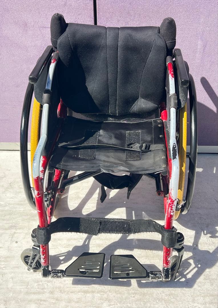 マツナガ マックスプレジャー 車椅子 3スポーク カーボン ホイ